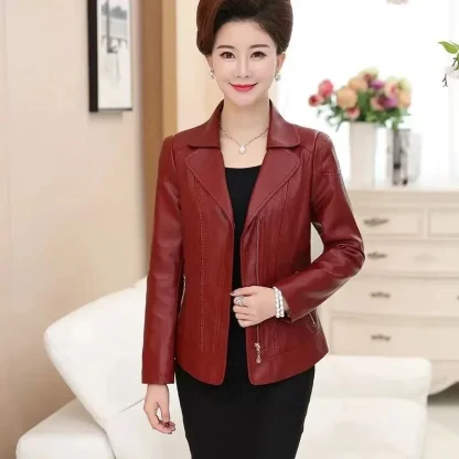 Formal Faux Leather Jackets