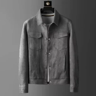 Turn Down Collar Casual Jacket